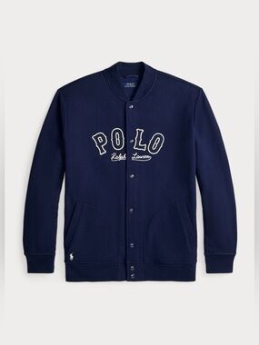 NWT Polo Ralph Lauren Men’s RL Fleece Western-Logo Jacket Navy Size 3LT